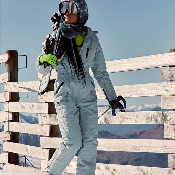 Free people sky jacket  overalls pants set - Picture 11 of 11